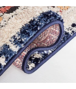 Safavieh Luna Navy / Beige LUN103 2 ft. 2 in. X 9 ft. Runner Rug