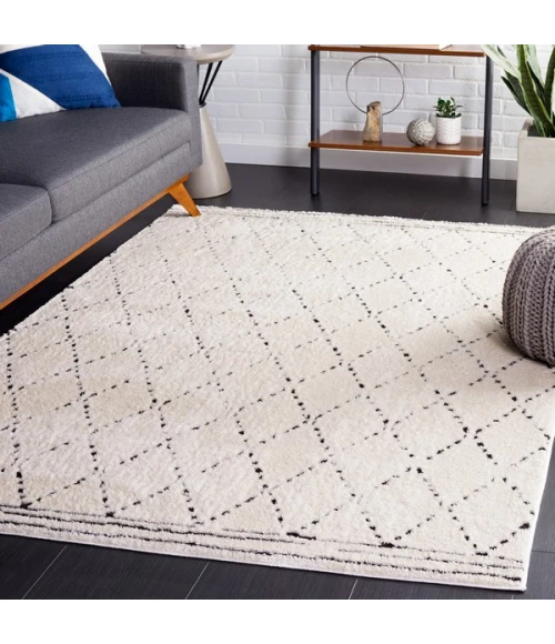 Safavieh Melody Ivory / Black MEL102 5 ft. 3 in. X 7 ft. 6 in. Rectangle Rug