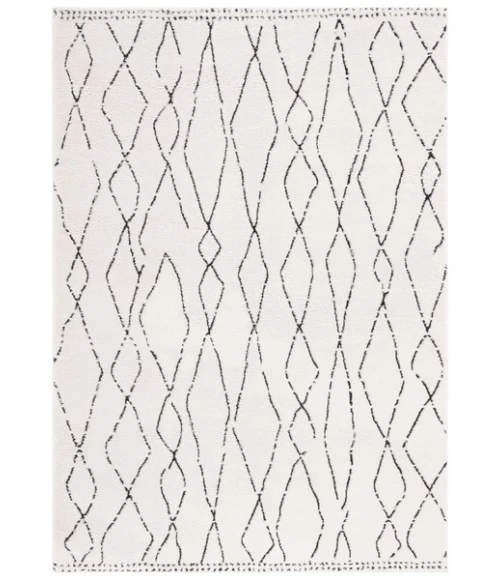 Safavieh Melody Ivory / Black MEL112 9 ft. X 12 ft. Rectangle Rug