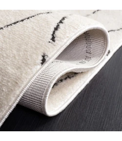 Safavieh Melody Ivory / Black MEL112 6 ft. 7 in. X 6 ft. 7 in. Round Rug