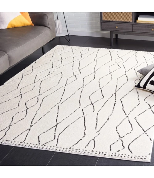 Safavieh Melody Ivory / Black MEL112 9 ft. X 12 ft. Rectangle Rug