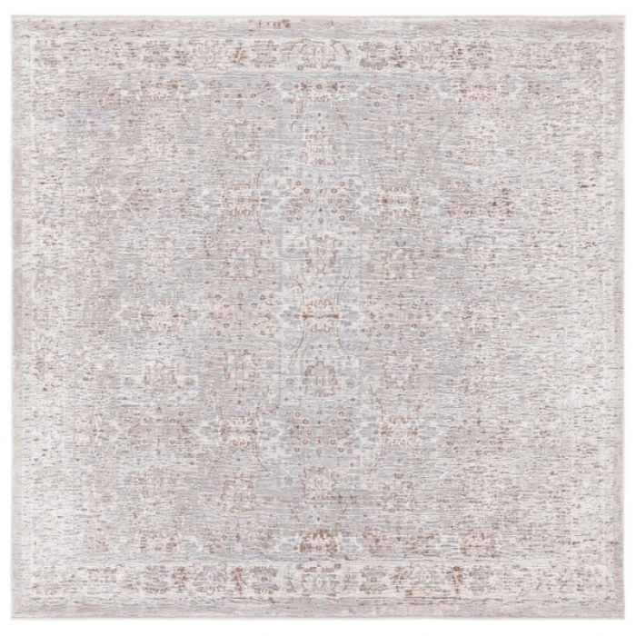 Safavieh Marmara Beige / Blue Rust MRM302 6 ft. 7 in. X 6 ft. 7 in. Square Rug