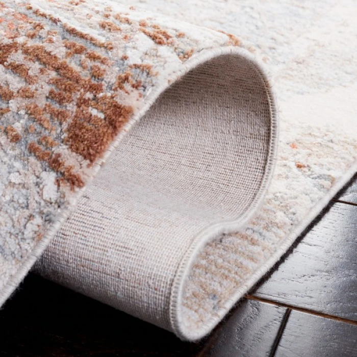 Safavieh Marmara Beige / Blue Rust MRM306 6 ft. 7 in. X 6 ft. 7 in. Square Rug