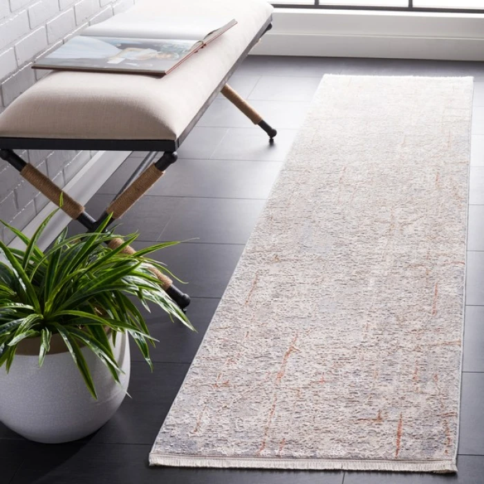 Safavieh Marmara Beige / Blue Rust MRM308 2 ft. X 8 ft. Runner Rug