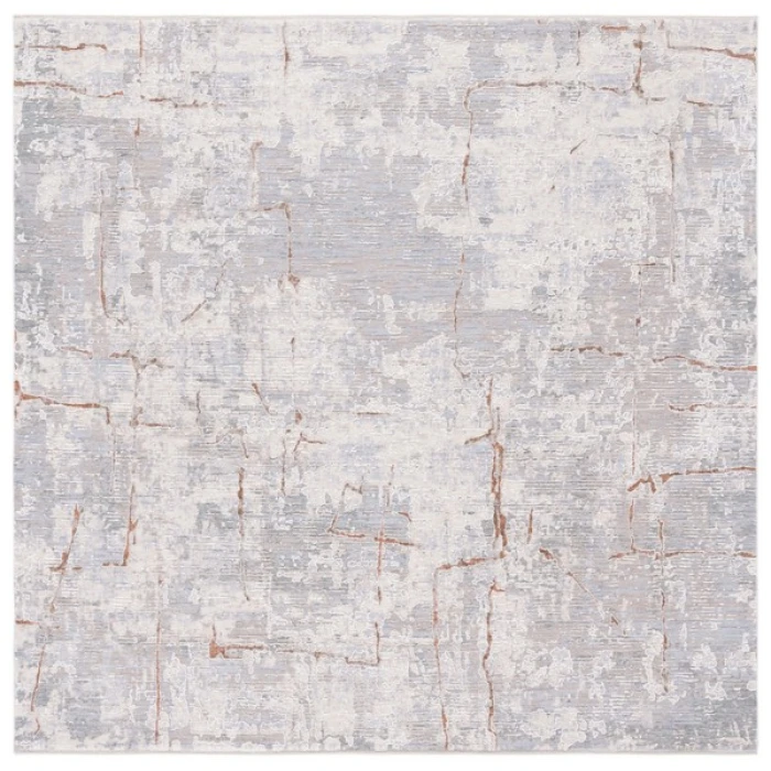 Safavieh Marmara Beige / Blue Rust MRM308 6 ft. 7 in. X 6 ft. 7 in. Square Rug