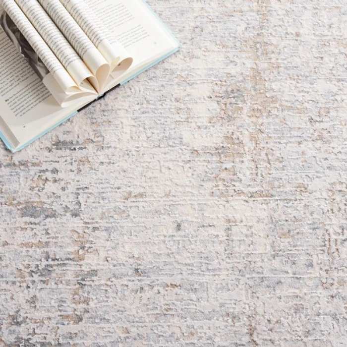 Safavieh Marmara Grey / Beige Blue MRM312 6 ft. 7 in. X 6 ft. 7 in. Square Rug