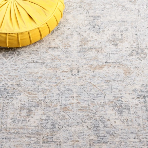 Safavieh Marmara Beige / Grey Blue MRM316 6 ft. 7 in. X 6 ft. 7 in. Round Rug