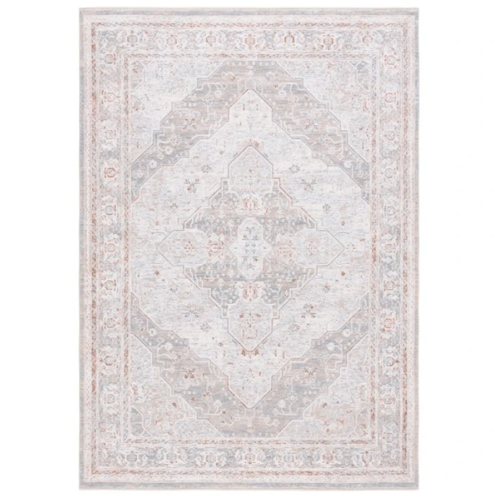 Safavieh Marmara Beige / Blue Rust MRM320 5 ft. 0 in. X 8 ft. 2 in. Rectangle Rug
