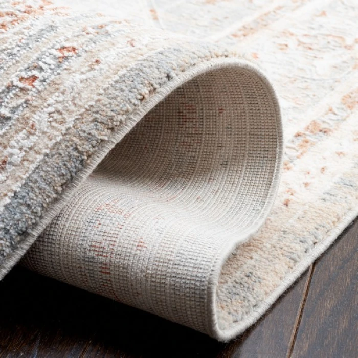 Safavieh Marmara Beige / Blue Rust MRM320 6 ft. 7 in. X 6 ft. 7 in. Square Rug