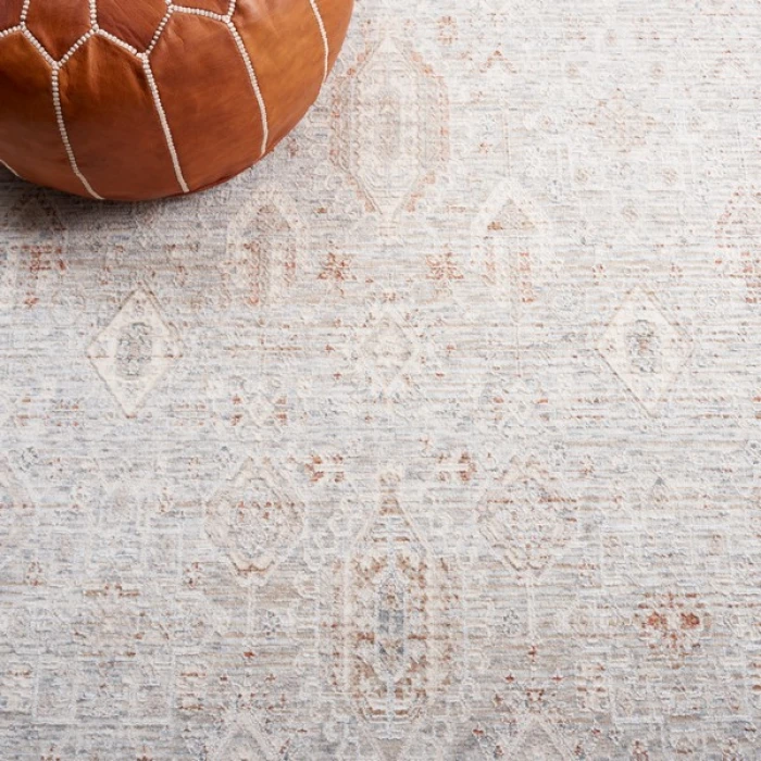 Safavieh Marmara Grey / Blue Rust MRM322 6 ft. 7 in. X 6 ft. 7 in. Square Rug