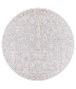Safavieh Marmara Grey / Blue Rust MRM322 6 ft. 7 in. X 6 ft. 7 in. Round Rug