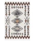 Safavieh Moroccan Tassel Ivory / Orange MRT105 4 ft. 5 in. X 6 ft. 5 in. Rectangle Rug