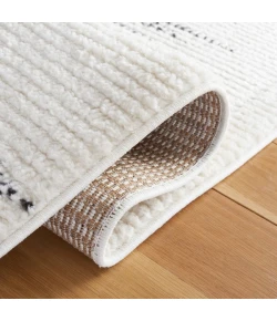 Safavieh Moroccan Tassel Ivory / Black MRT107 2 ft. 2 in. X 9 ft. Runner Rug