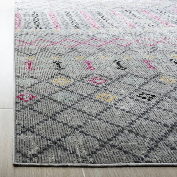 Safavieh Montage Grey / Multi MTG161 9 ft. X 12 ft. Rectangle Rug