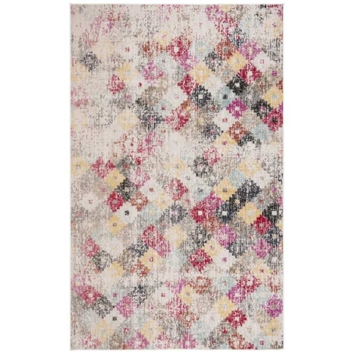 Safavieh Montage Taupe / Multi MTG164 8 ft. X 10 ft. Rectangle Rug