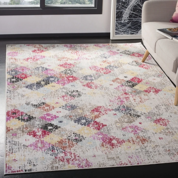 Safavieh Montage Taupe / Multi MTG164 8 ft. X 10 ft. Rectangle Rug