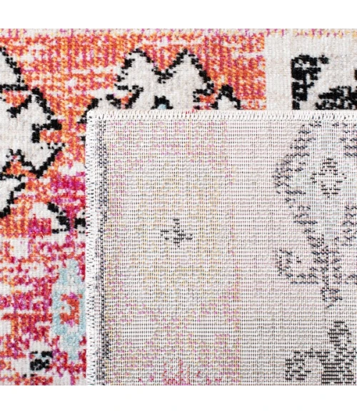 Safavieh Montage  Aqua / Fuchsia MTG221 5 ft. 1 in. X 7 ft. 6 in. Rectangle Rug