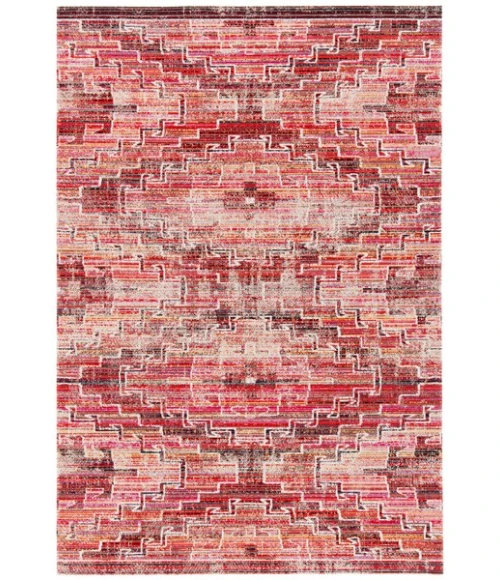 Safavieh Montage  Rust / Ivory MTG241 5 ft. 1 in. X 7 ft. 6 in. Rectangle Rug