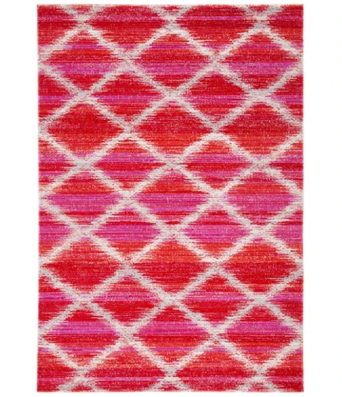 Safavieh Montage  Fuchsia / Ivory MTG261 6 ft. X 9 ft. Rectangle Rug
