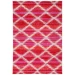 Safavieh Montage  Fuchsia / Ivory MTG261 4 ft. X 6 ft. Rectangle Rug