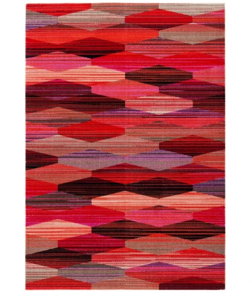 Safavieh Montage  Red / Fuchsia MTG301 6 ft. X 9 ft. Rectangle Rug
