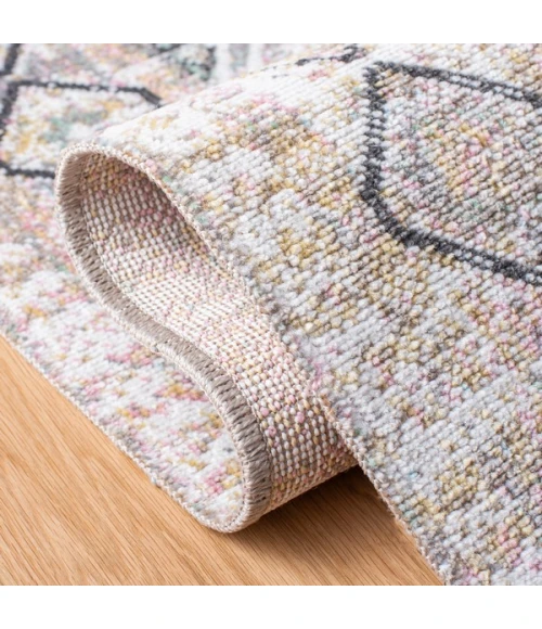 Safavieh Montage  Grey / Ivory MTG391 6 ft. 7 in. X 6 ft. 7 in. Round Rug