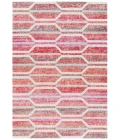 Safavieh Montage  Red / Ivory MTG481 5 ft. 1 in. X 7 ft. 6 in. Rectangle Rug