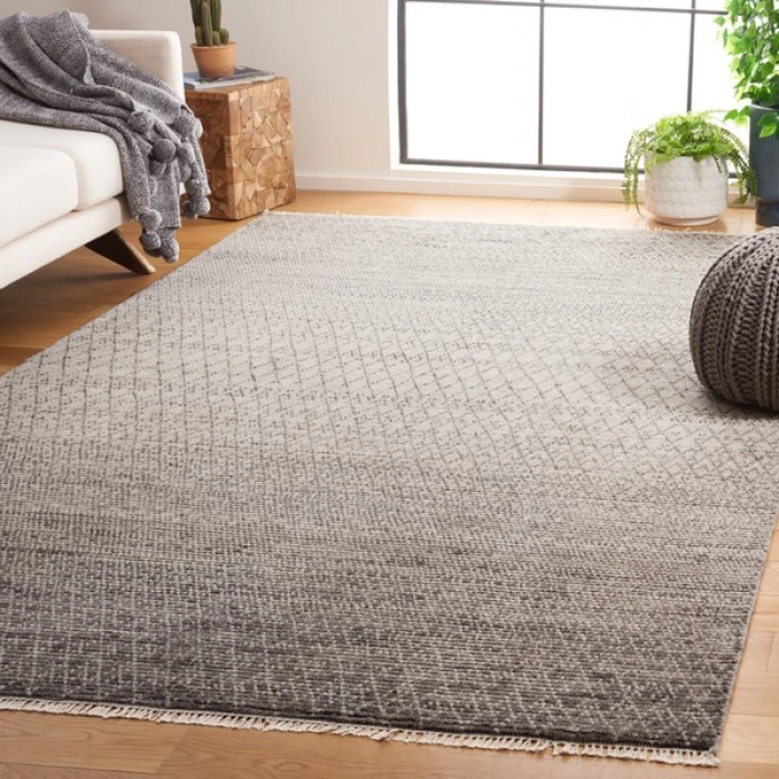 Safavieh Nomad Grey / Ivory NMD801 9 ft. X 12 ft. Rectangle Rug