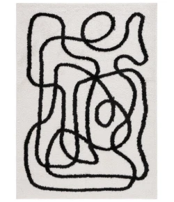 Safavieh Norway Ivory / Black NOR202 2 ft. X 3 ft. Accent Rug