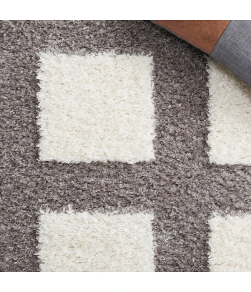 Safavieh Norway Grey / Ivory NOR204 6 ft. 7 in. X 6 ft. 7 in. Square Rug