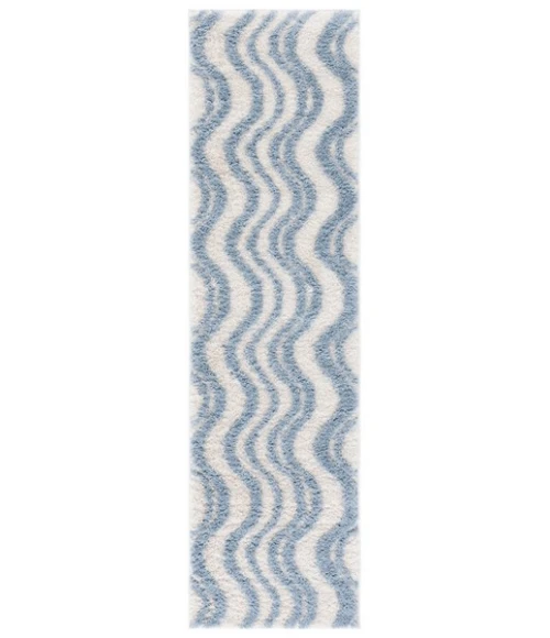 Safavieh Norway Blue / Ivory NOR210 2 ft. 2 in. X 8 ft. Runner Rug