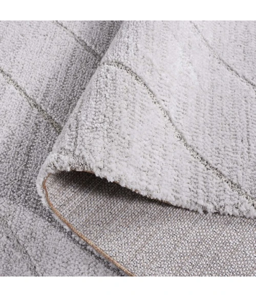 Safavieh Neptune Light Grey / Grey NPE850 6 ft. 7 in. X 6 ft. 7 in. Round Rug