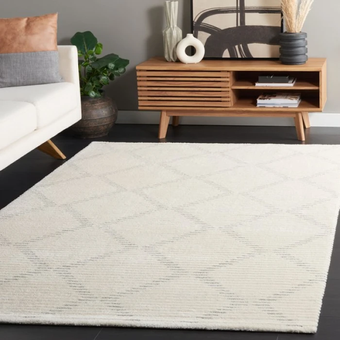 Safavieh Neptune Ivory / Grey NPE858 5 ft. 3 in. X 7 ft. 6 in. Rectangle Rug