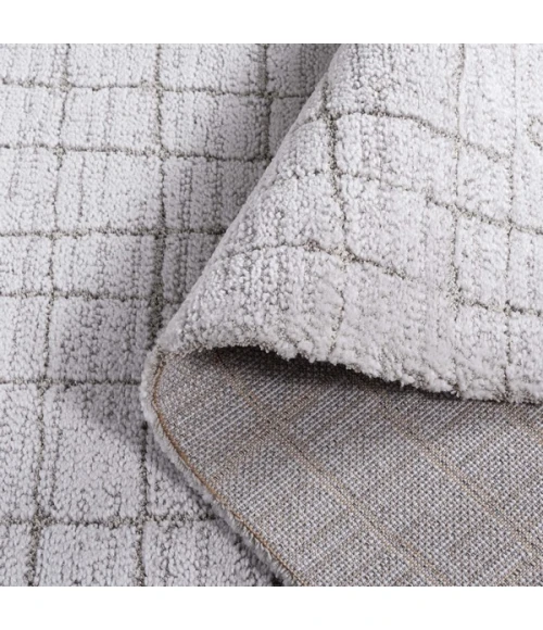 Safavieh Neptune Light Grey / Grey NPE864 6 ft. 7 in. X 6 ft. 7 in. Round Rug