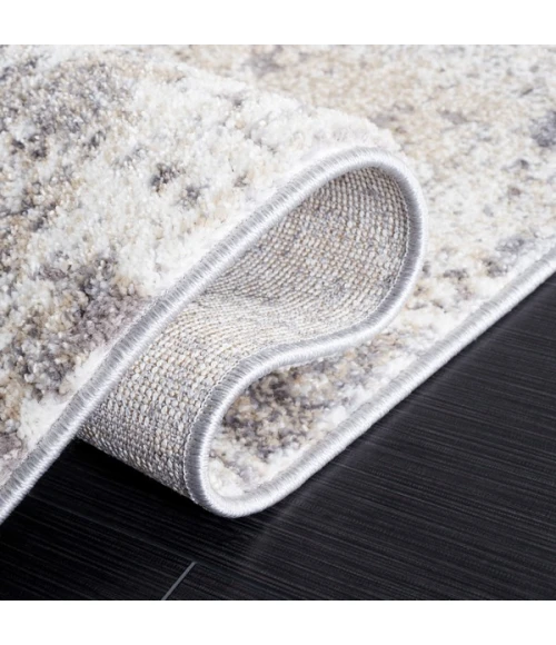 Safavieh Opal Ivory / Grey OAL414 6 ft. 7 in. X 6 ft. 7 in. Round Rug