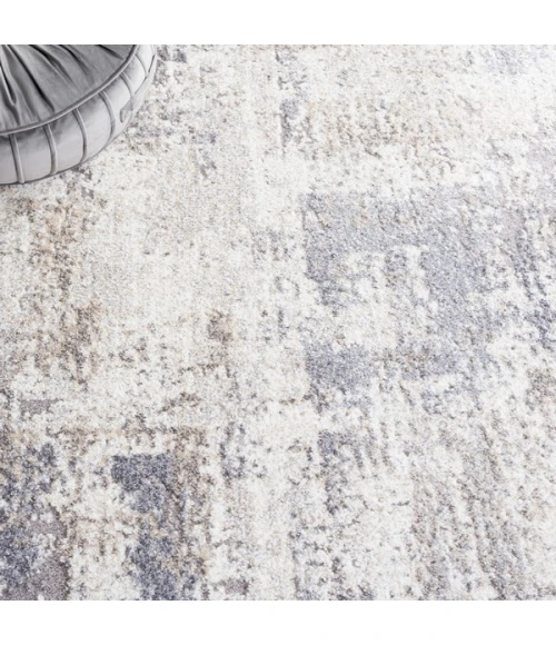 Safavieh Opal Ivory / Grey OAL414 6 ft. 7 in. X 6 ft. 7 in. Round Rug