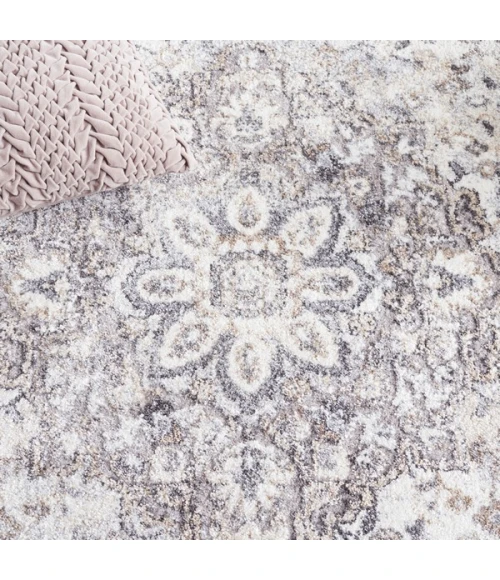 Safavieh Opal Grey / Ivory OAL460 2 ft. 3 in. X 9 ft. Runner Rug