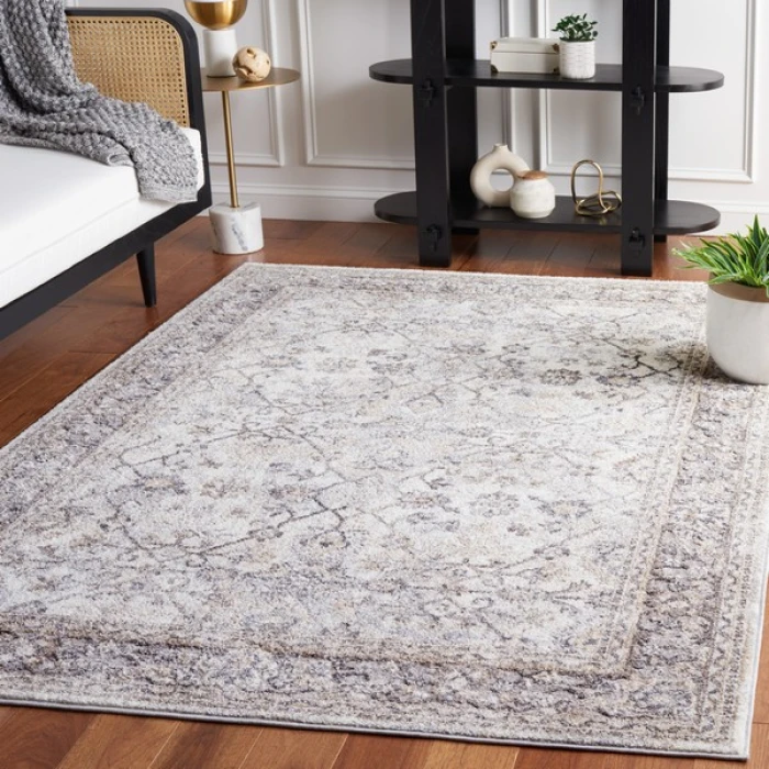 Safavieh Opal Grey / Beige OAL462 8 ft. X 10 ft. Rectangle Rug