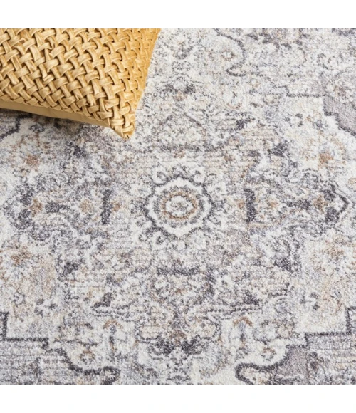 Safavieh Opal Grey / Ivory OAL464 2 ft. 3 in. X 9 ft. Runner Rug