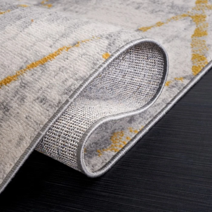Safavieh Odyssey Grey / Gold ODY810 6 ft. 7 in. X 6 ft. 7 in. Square Rug