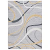 Safavieh Odyssey Grey / Gold Ivory ODY812 9 ft. X 12 ft. Rectangle Rug
