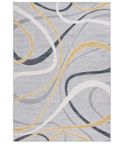Safavieh Odyssey Grey / Gold Ivory ODY812 9 ft. X 12 ft. Rectangle Rug