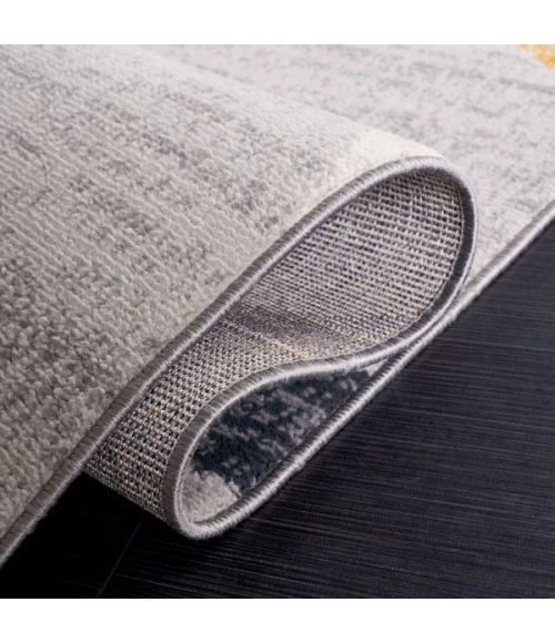 Safavieh Odyssey Grey / Gold Ivory ODY812 9 ft. X 12 ft. Rectangle Rug