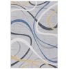 Safavieh Odyssey Grey / Blue Gold ODY812 9 ft. X 12 ft. Rectangle Rug