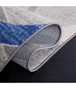 Safavieh Odyssey Grey / Blue Gold ODY812 9 ft. X 12 ft. Rectangle Rug