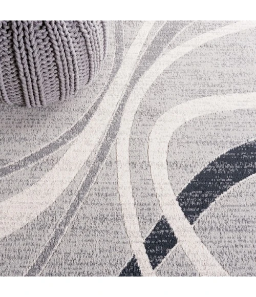 Safavieh Odyssey Grey / Red Ivory ODY812 9 ft. X 12 ft. Rectangle Rug
