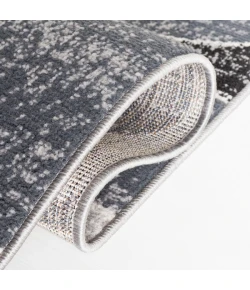 Safavieh Odyssey Black / Grey Gold ODY812 6 ft. 7 in. X 6 ft. 7 in. Round Rug