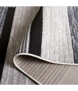 Safavieh Odyssey Dark Grey / Black Ivory ODY816 6 ft. 7 in. X 6 ft. 7 in. Round Rug