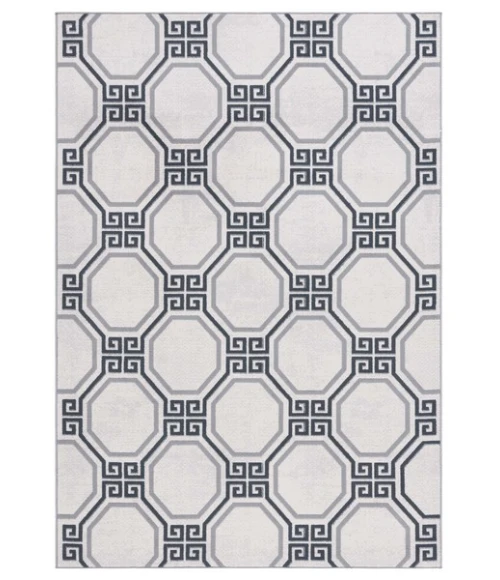 Safavieh Odyssey Ivory / Grey ODY818 4 ft. X 6 ft. Rectangle Rug