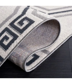 Safavieh Odyssey Ivory / Grey ODY818 6 ft. 7 in. X 6 ft. 7 in. Round Rug